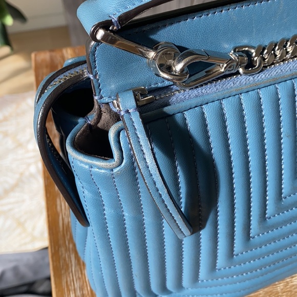 FENDI DotCom Click Quilted Leather Satchel - Picture 6 of 8